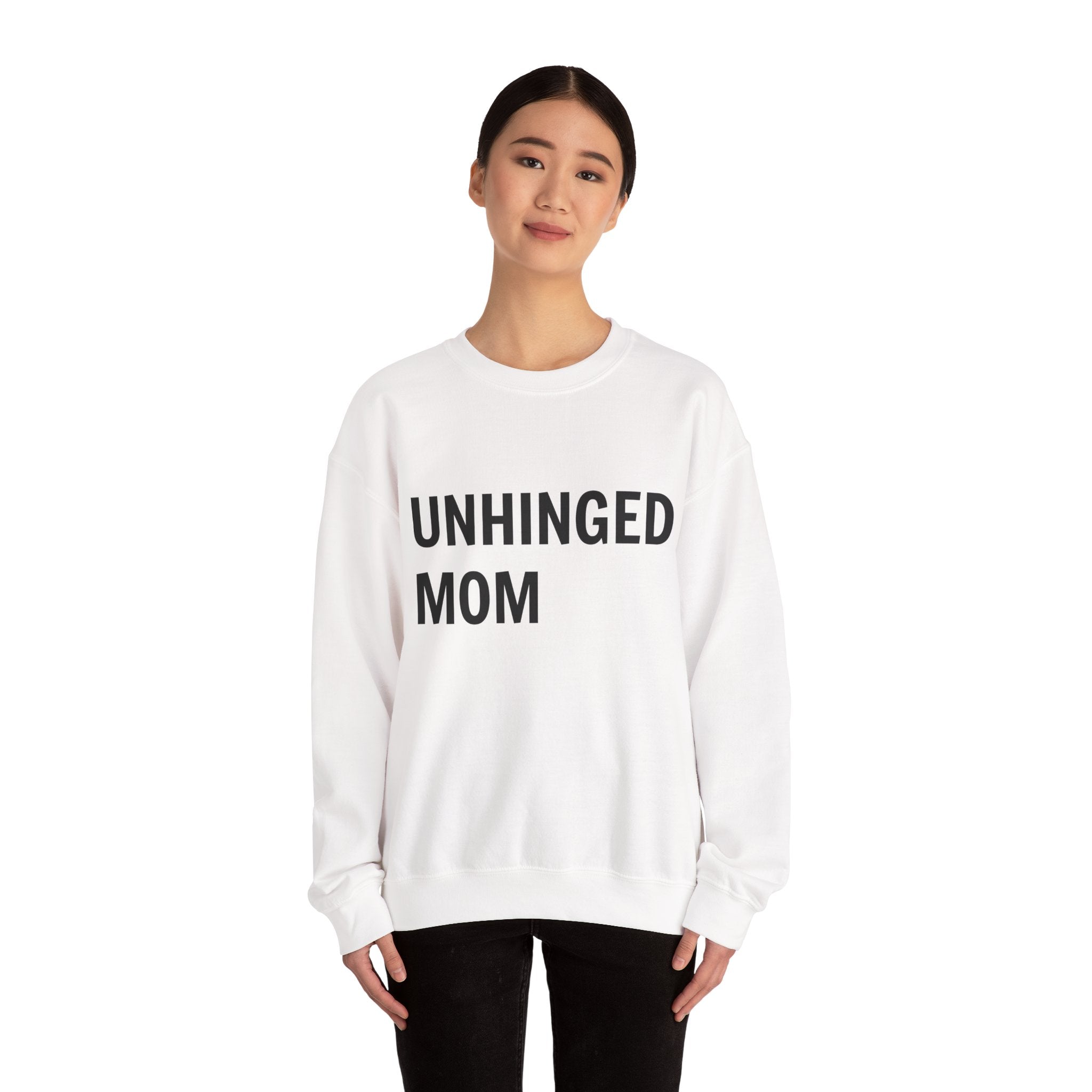 Oversized "Unhinged Mom" Sweatshirt